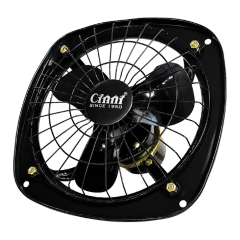 Cinni 225 mm exhaust fan in a black housing
