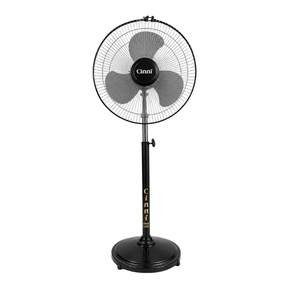 Cinni Tornado 400 mm pedestal fan with silver blades